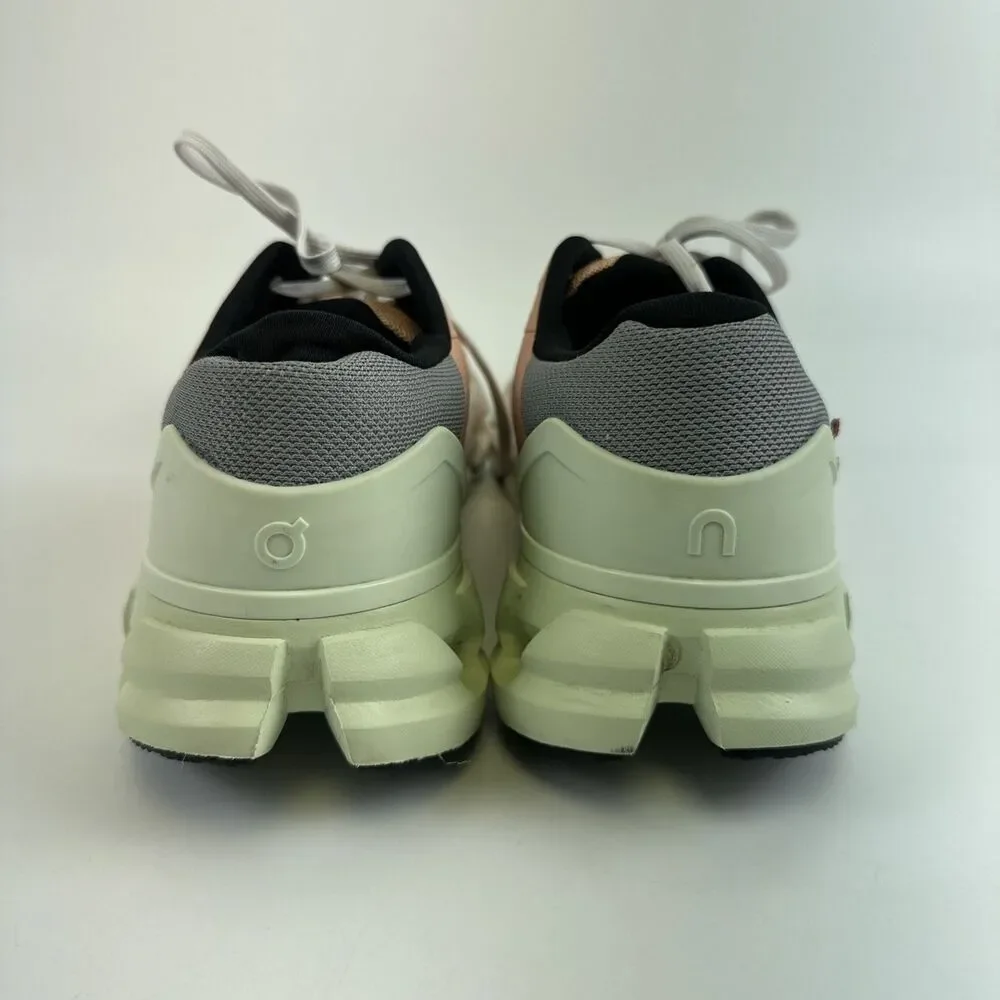 On Running Cloudflyer 4 Sneaker Peach‎ Aloe Swiss Performance Comfort Womens 8.5